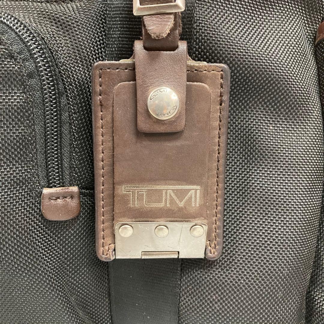 トゥミ　TUMI　ビジネスバッグ　3way ネームタグ　リュックサック　黒