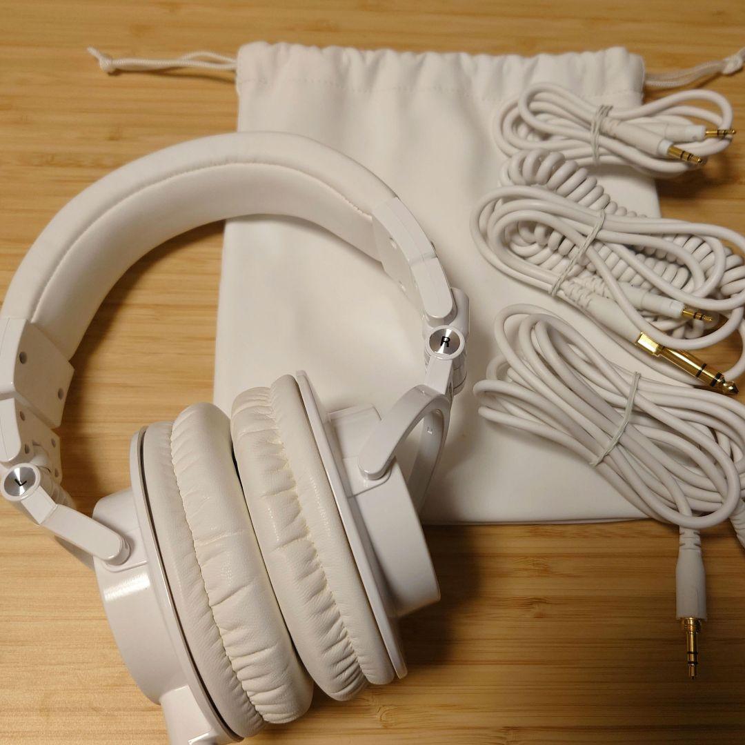 audio-technica モニターヘッドホン ATH-M50x ホワイト