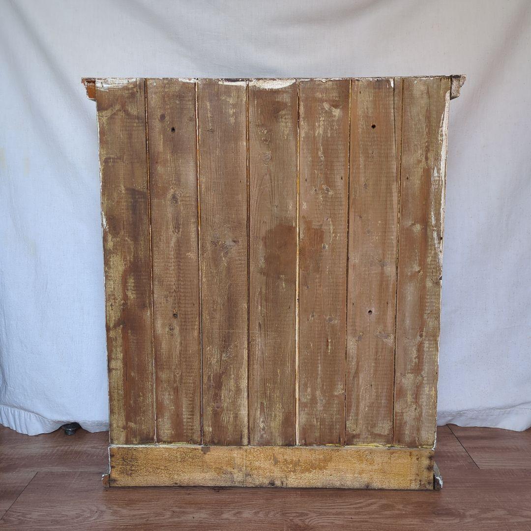 フランスアンティーク ガラスキャビネット シャビー