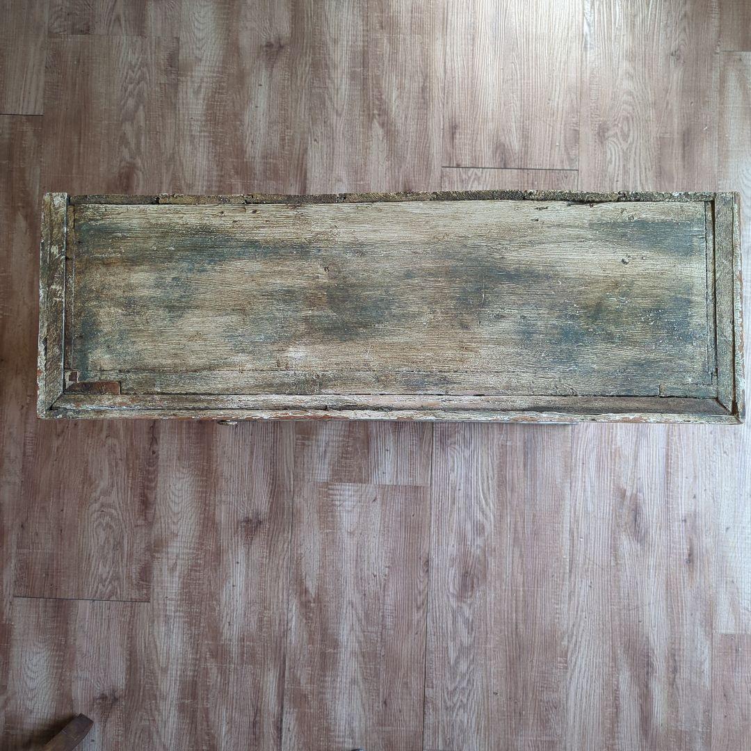 フランスアンティーク ガラスキャビネット シャビー