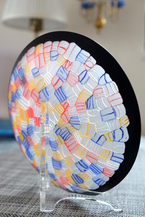 ベネチアンガラス ヴェネチアングラス ミルフィオリ プレート ムリーニ ムリーネ