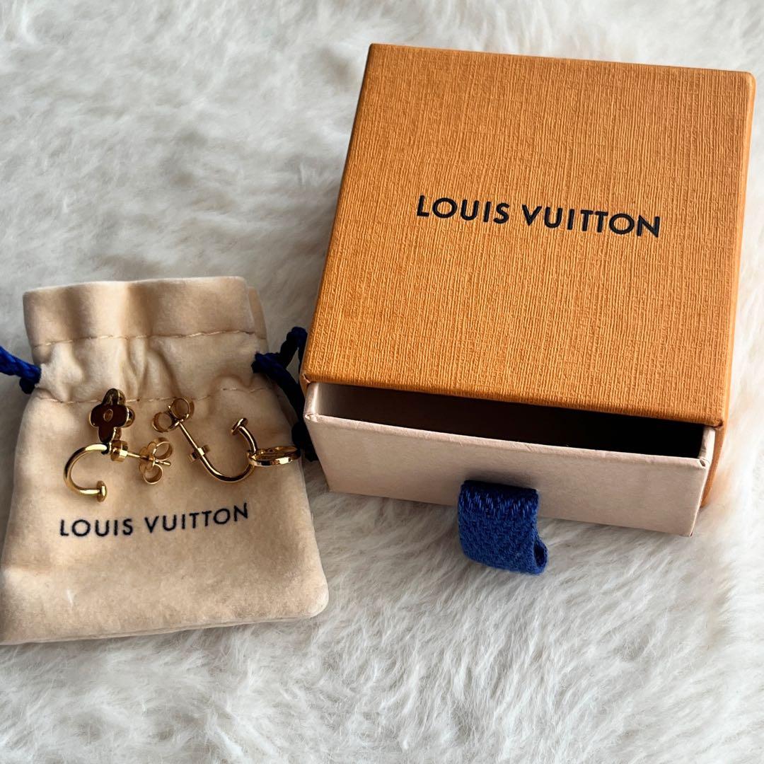 美品✨ルイヴィトン ブックルドレイユ ブルーミング ピアス M64859