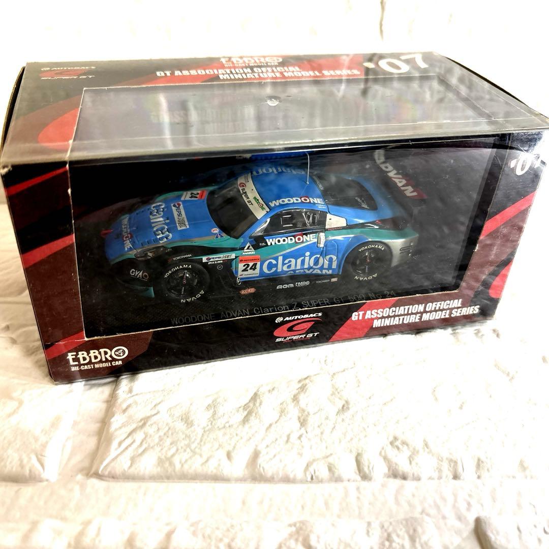 ミニカー EBBRO 1/43 WOODONE ADVAN Clarion Z 2007