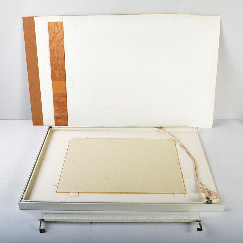 漆芸作家　尾長保作　漆絵　「海老」　額装　C　4398B