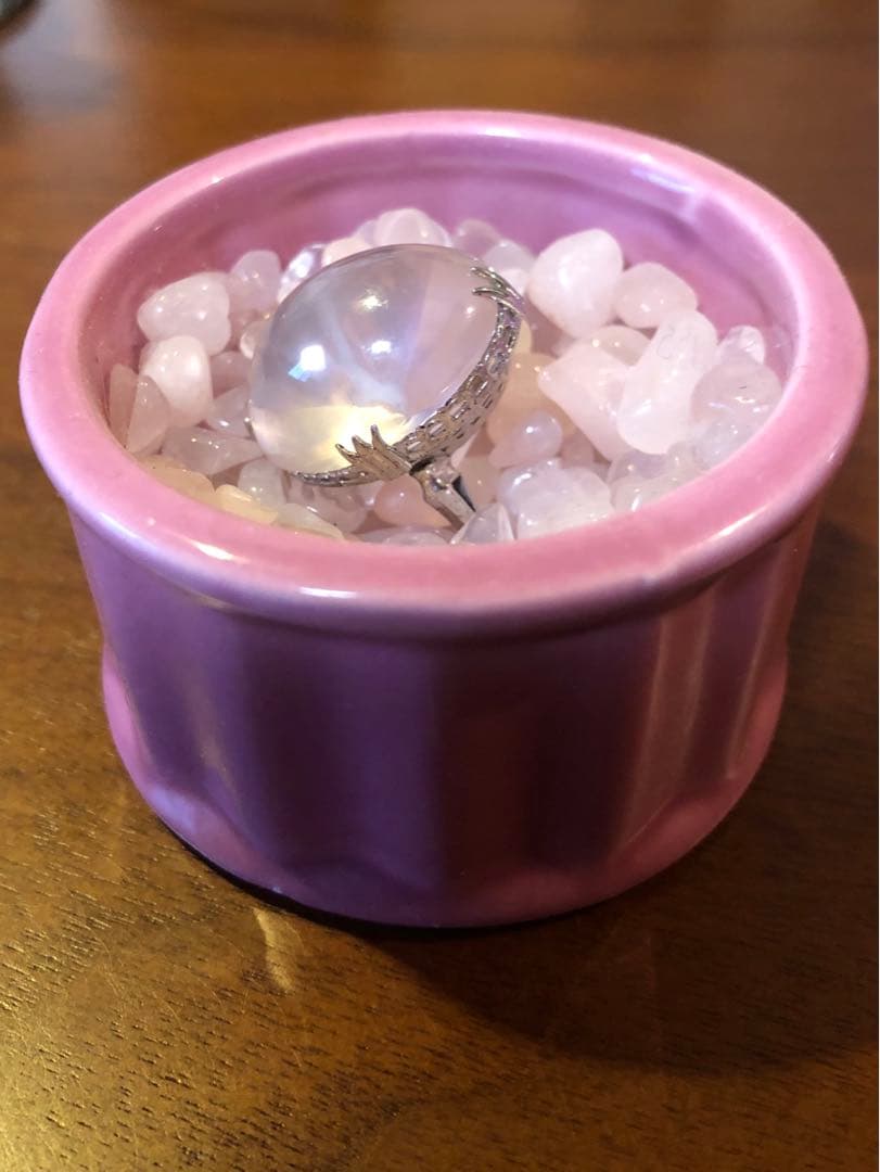 ※昭和レトロ千本透かし（状態良好◎）ビンテージ大玉リング13号〜