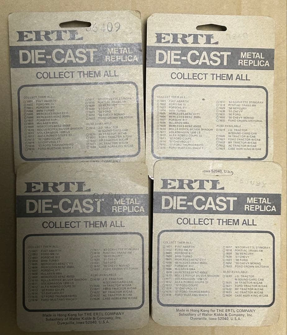 1/64 ERTL ダイキャストモデル 4台セット