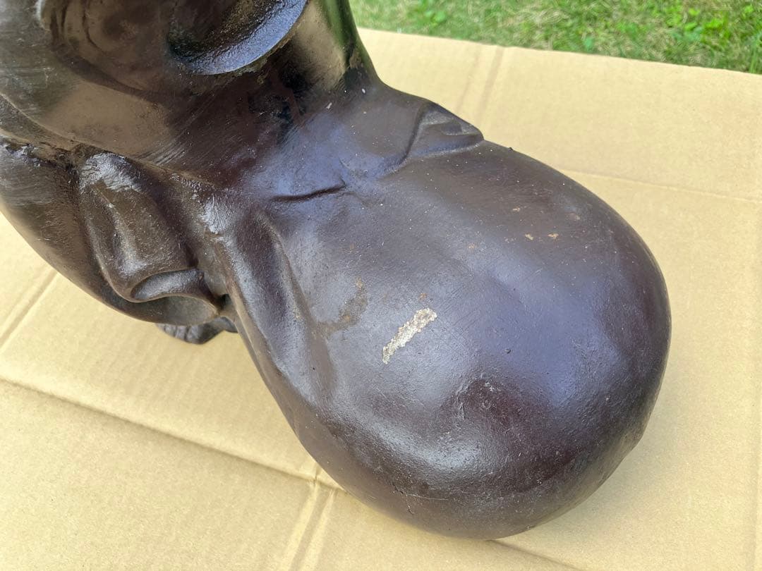 再度値下げ　迫力ある布袋 51cm 19kg ビンテージ　レトロ パワースポット