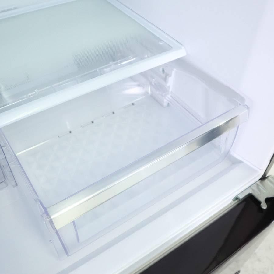 日立 315L 3ドア 冷蔵庫 R-K32JV(TD) ダークブラウン 右開き