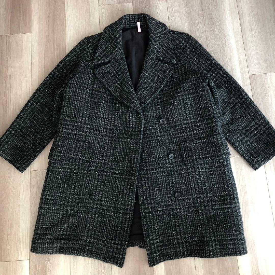 マーガレットハウエル　グレンチェック　コート