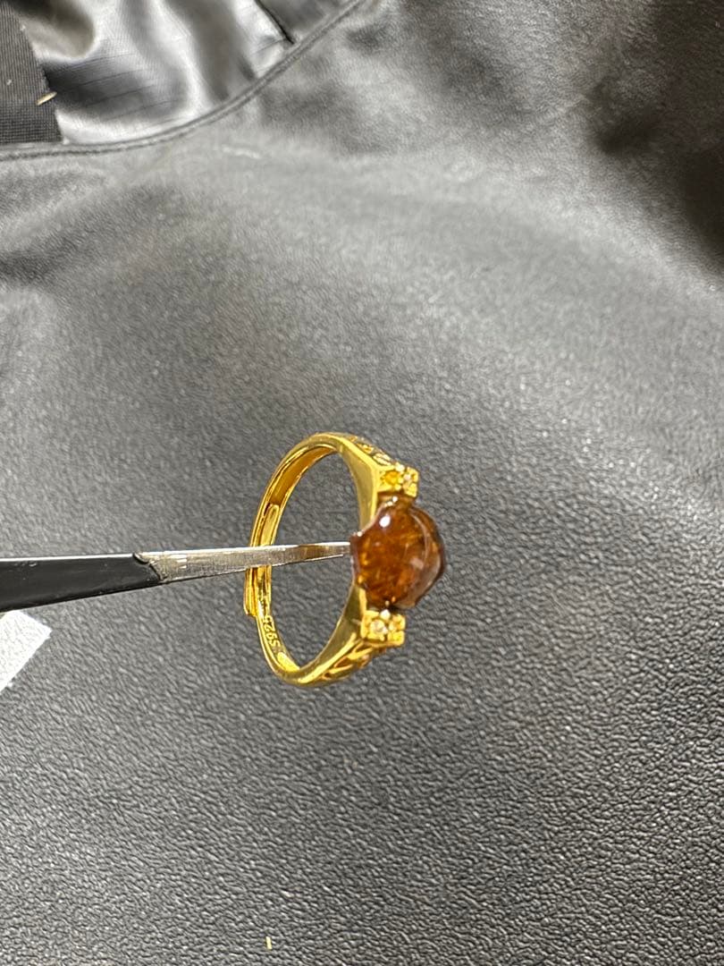 希少 入手困難　パラサイト隕石の女王 イミラック隕石 指輪Imilac 最高品質