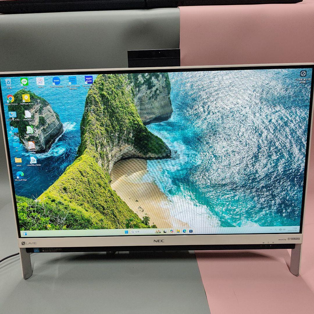 デスクトップPC 大画面 Windows11 オフィス付き　爆速SSD