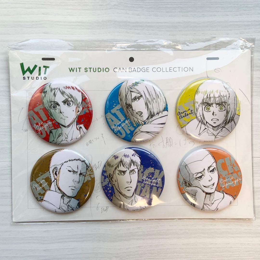 R*1様 【未開封】進撃の巨人 WIT STUDIO 缶バッジコレクション
