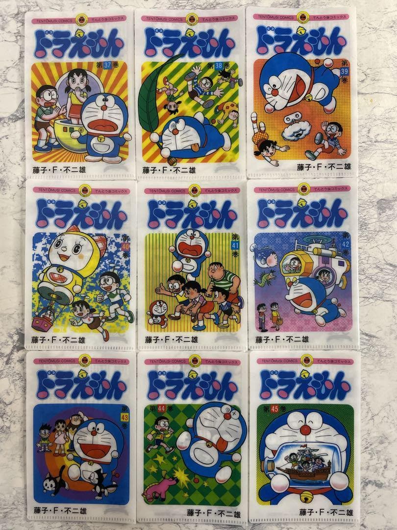 【全45種】ドラえもん 特典 そっくりミニクリアファイル　フルコンプセット