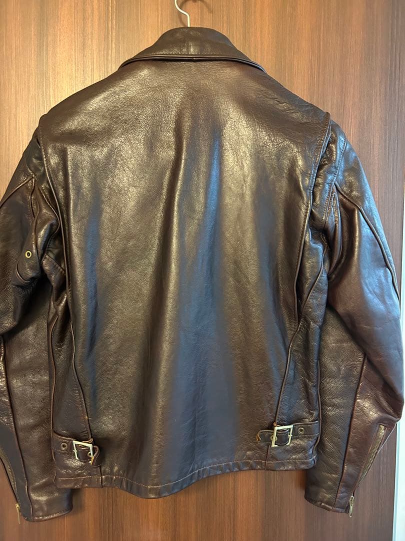 【値下げ中】Schott レザージャケット 本革 ブラウン