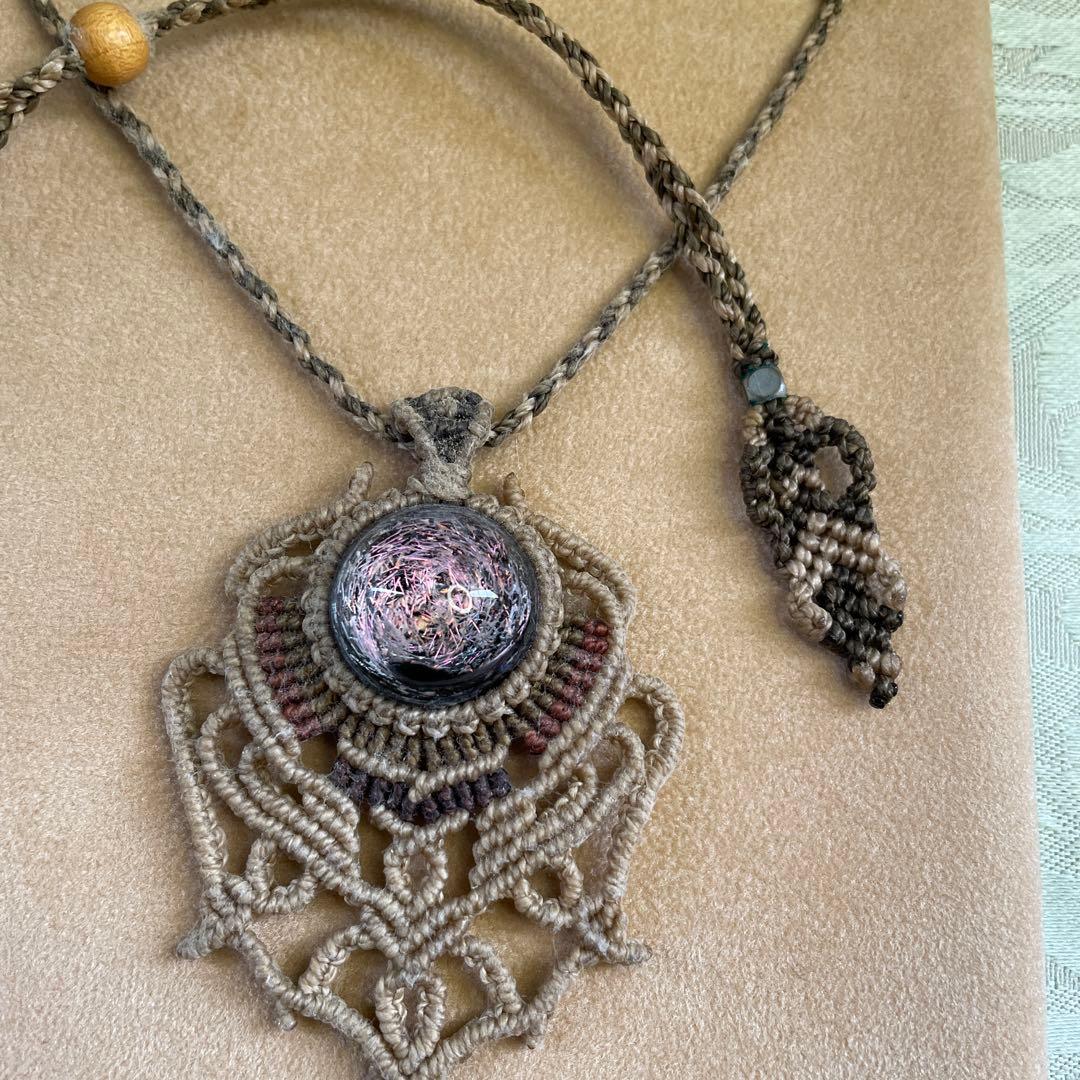 m*e様 ハンドメイド マクラメ ネックレス