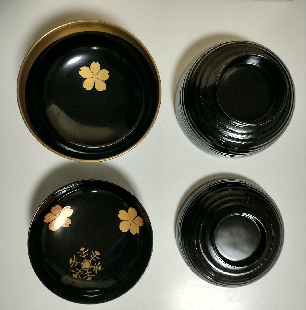 輪島塗　雪月花蒔絵　煮物椀　作家もの