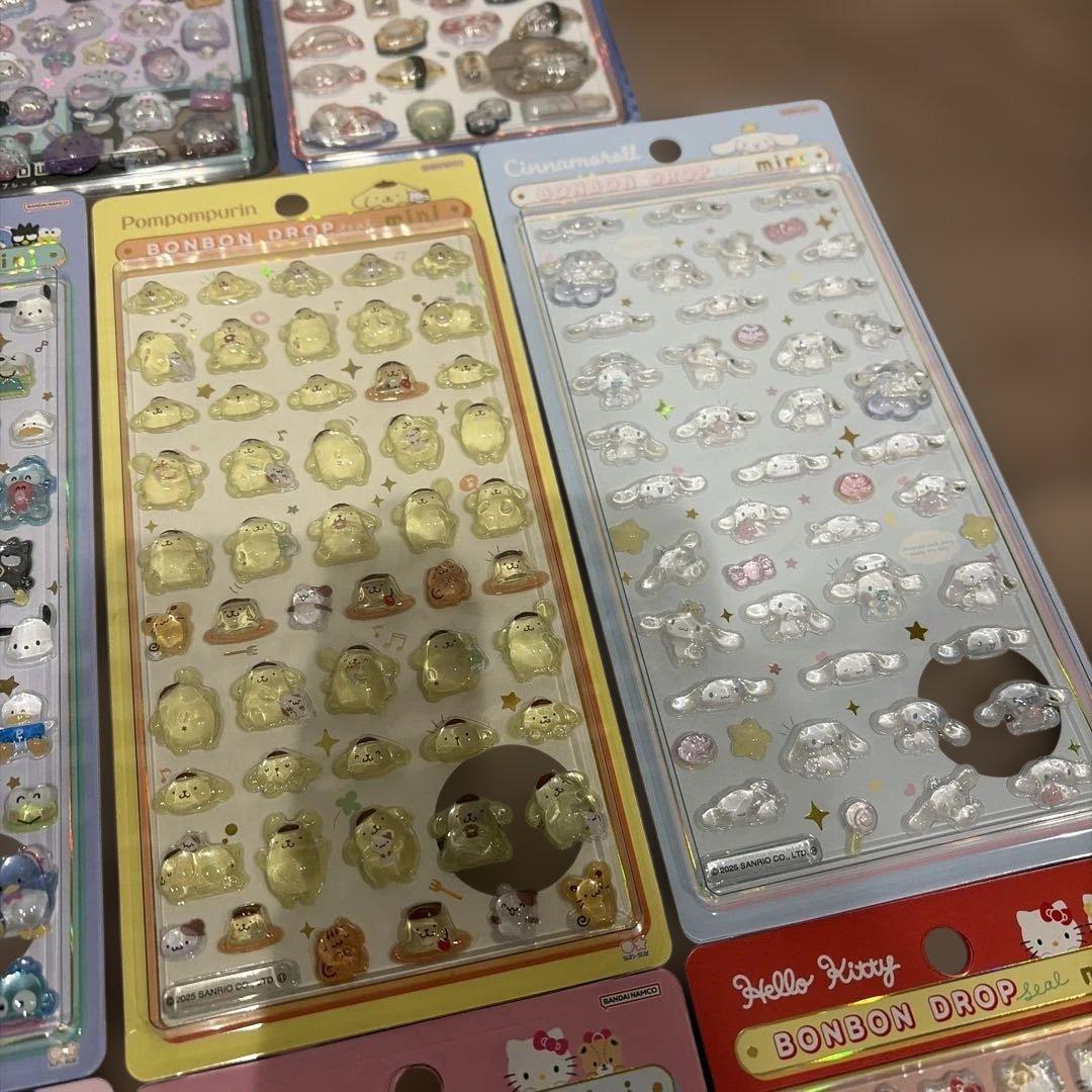 本日限定価格　正規品　ボンボンドロップシール　サンリオ/オリジナル/和柄11点