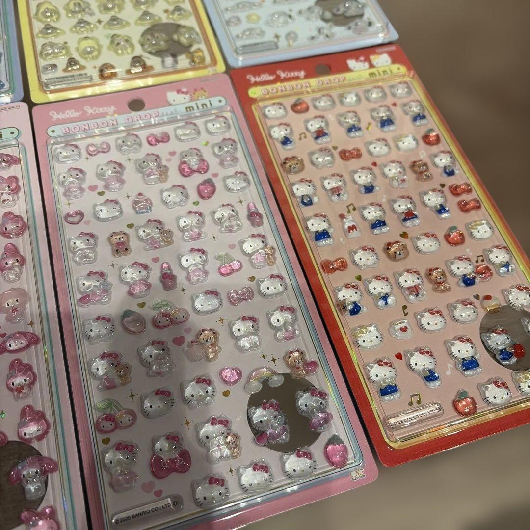本日限定価格　正規品　ボンボンドロップシール　サンリオ/オリジナル/和柄11点