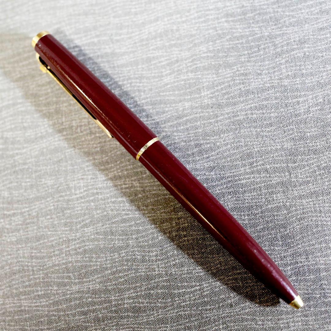 【送料込み】モンブラン ボールペン レバー式 ボルドー