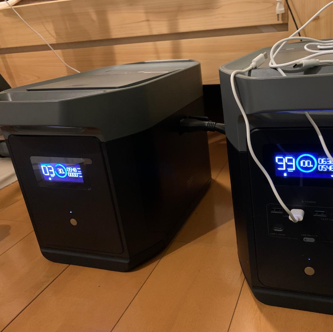 EcoFlow DELTA2 Max専用エクストラバッテリー