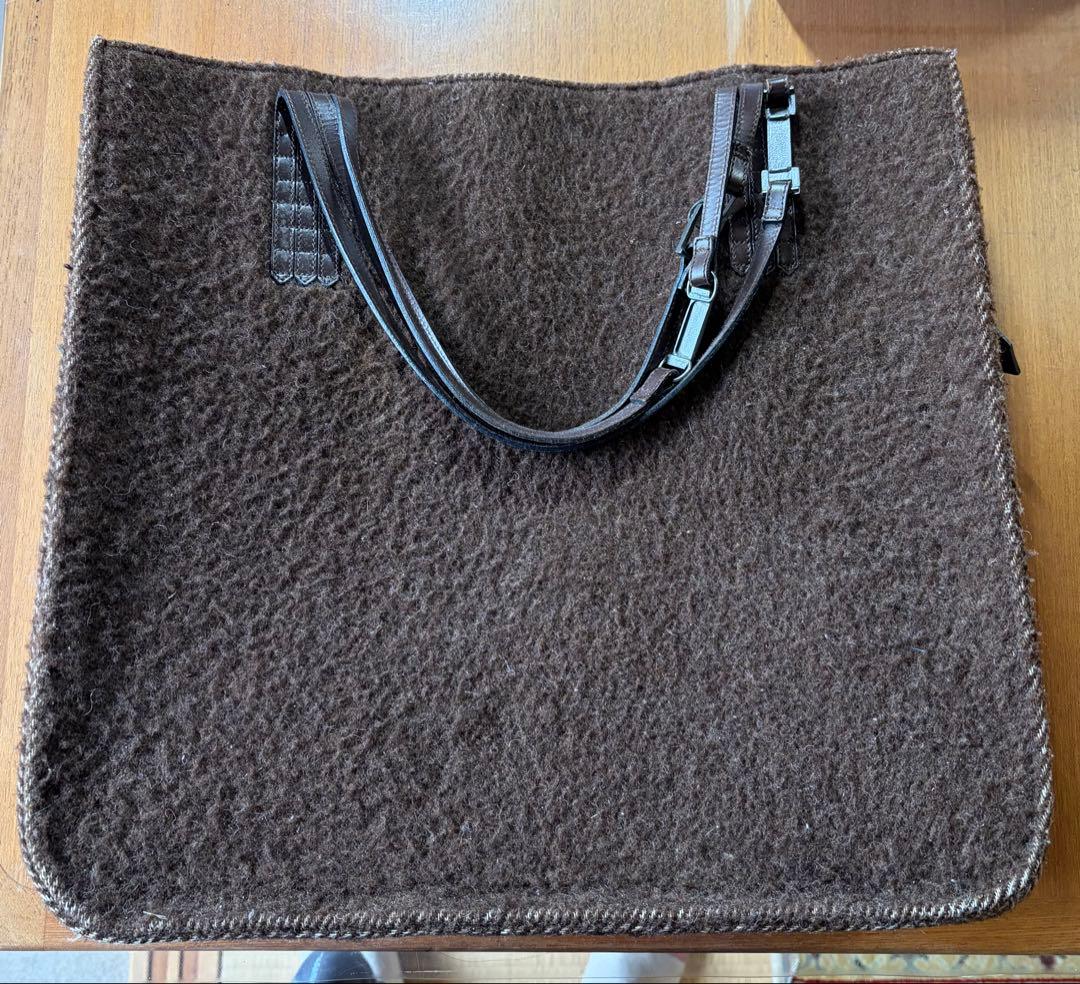 CHANEL シャネル ショルダーハンド トートバッグ Boa レザーブラウン