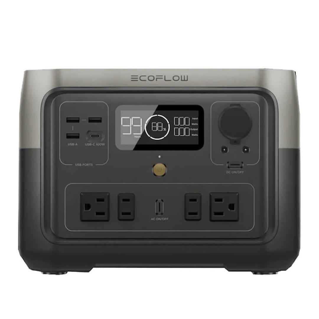 新品未使用箱不良　ポータブル電源リバー2MaxZMR610-B-JP エコフロー