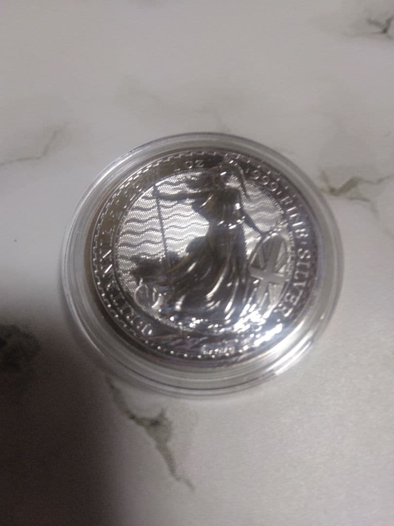 2023年チャールズ即位ブリタニア銀貨1オンス新品