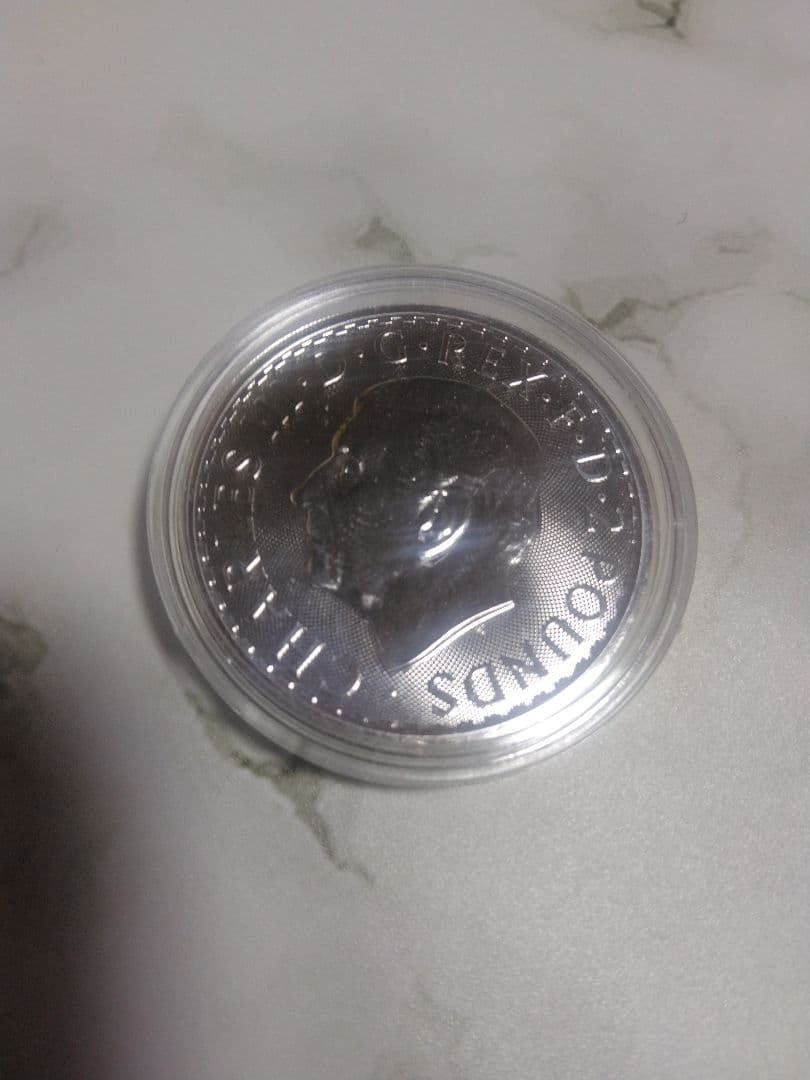 2023年チャールズ即位ブリタニア銀貨1オンス新品