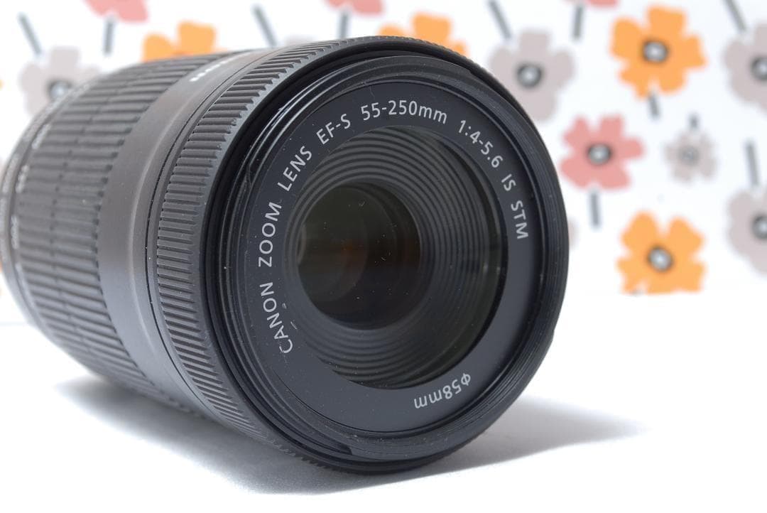 ❤Canon EF-S 55-250mm IS STM❤とても美品❤望遠レンズ❤
