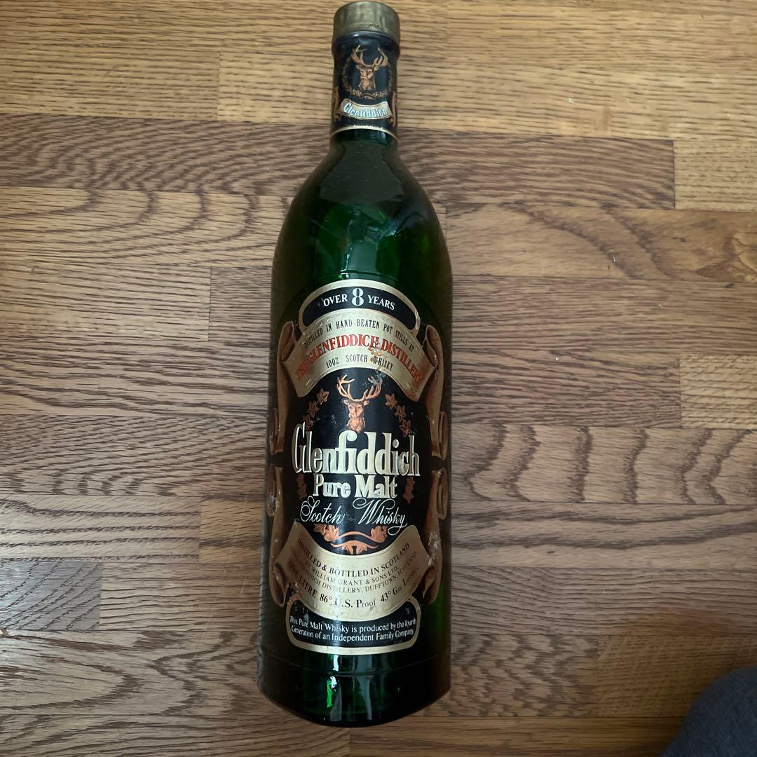 【未開栓箱無し】 Glenfiddich 8年 ピュアモルトウイスキー750ml