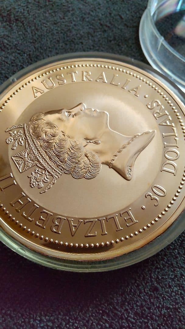 オーストラリアン・クーカバラ 1キロ 銀貨 1995年