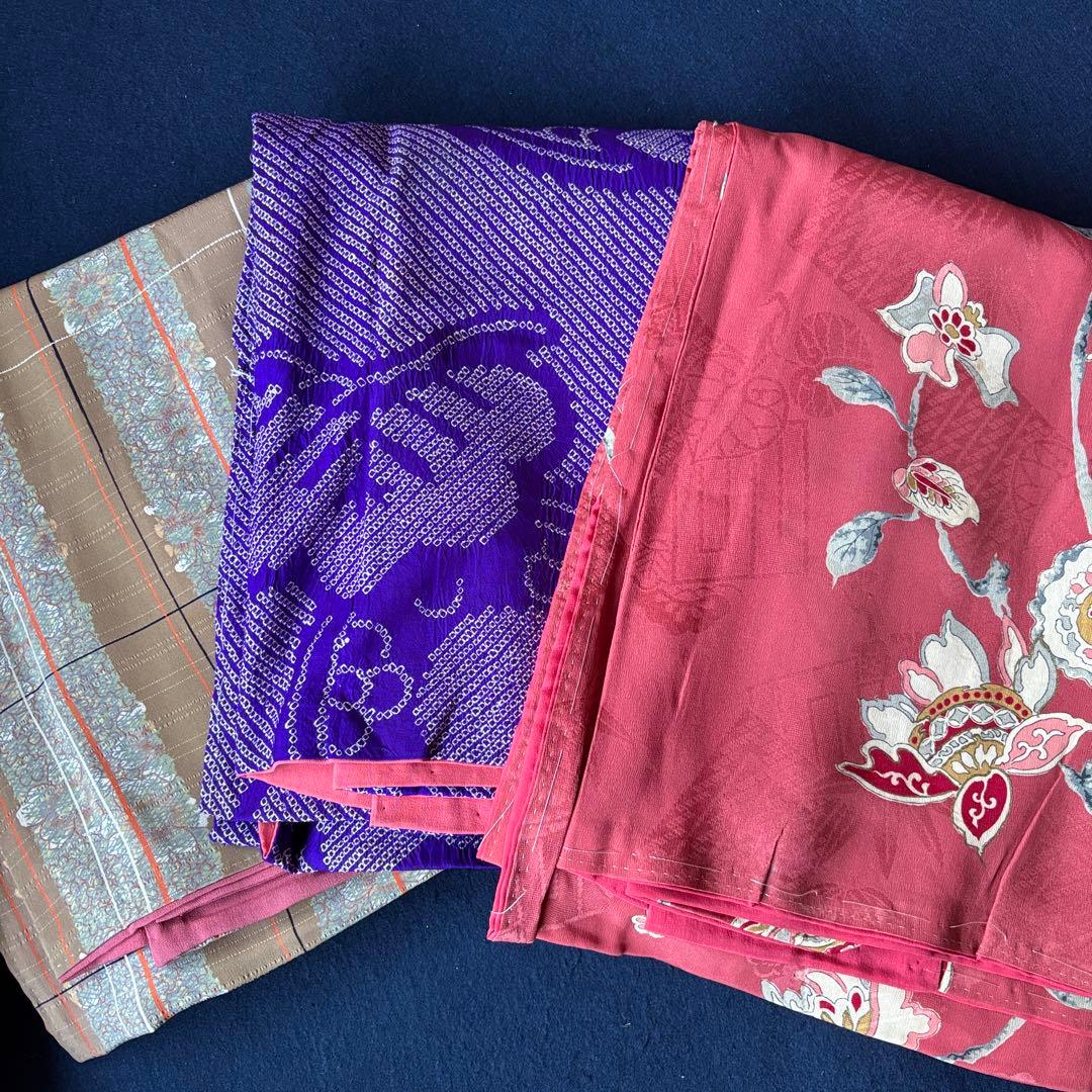 アンティーク着物22枚未仕立て1枚羽織4枚おまとめ売り材料正絹