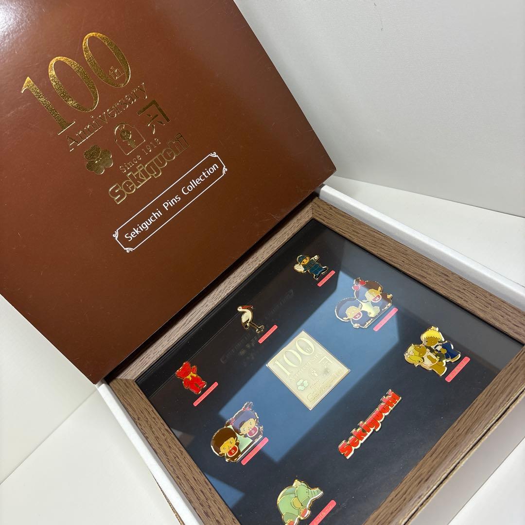 セキグチ 設立100周年記念 祝賀会 参列 記念品 ピンズ モンチッチ 3691