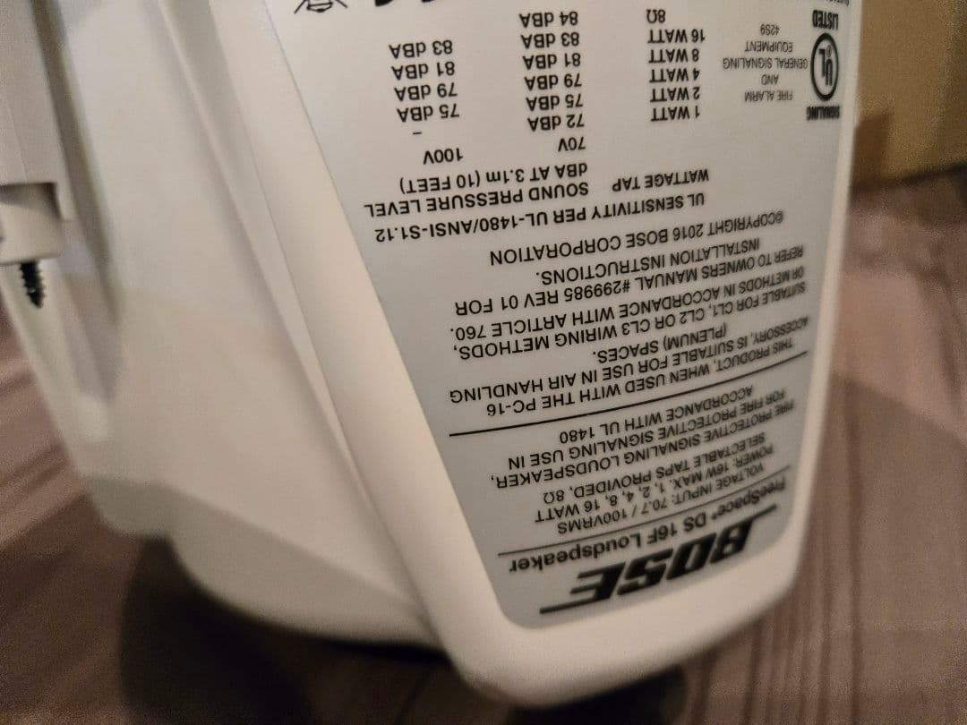 【BOSE】ボーズラウンドスピーカー埋め込み式DS16F&DS40F