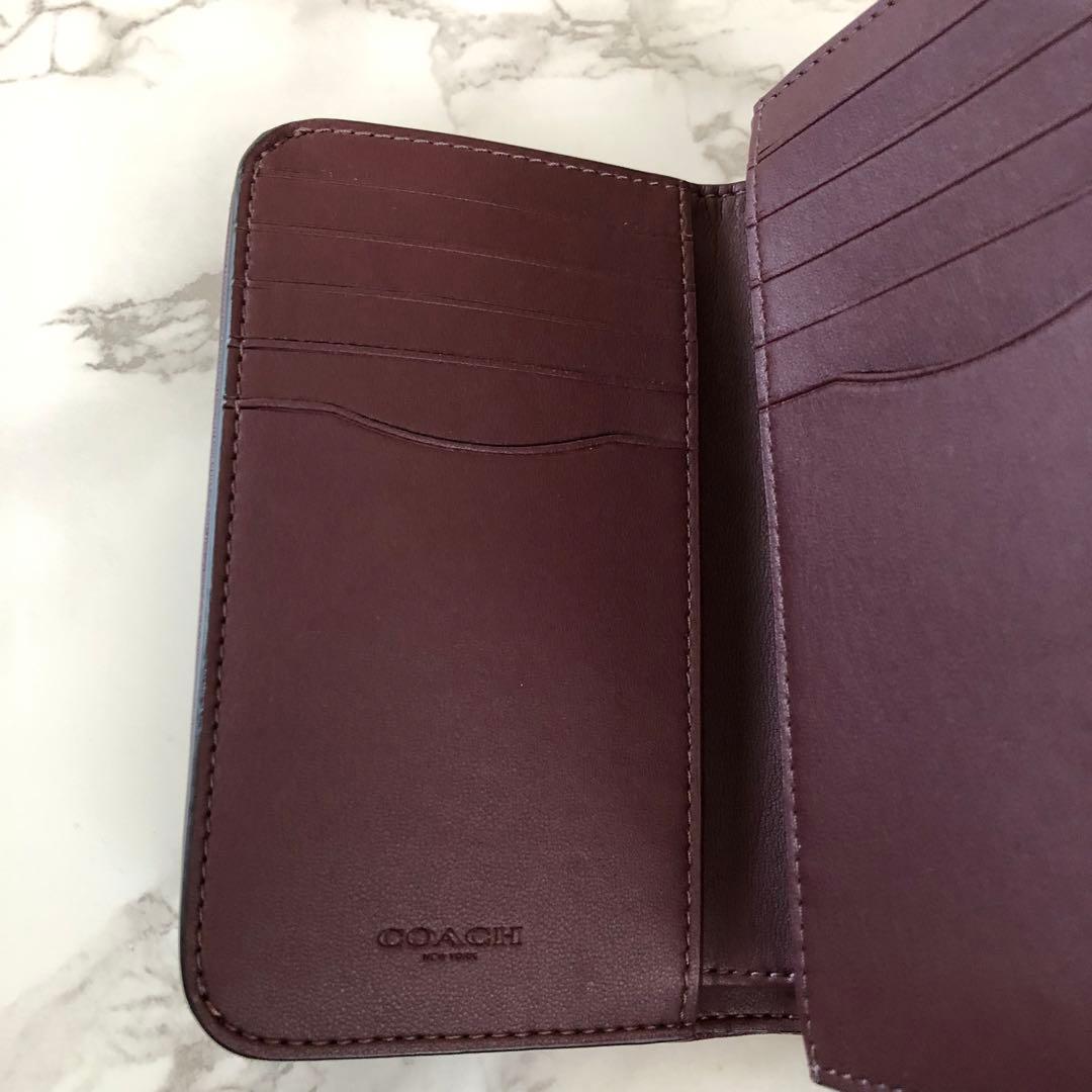 新品未使用 コーチ COACH 2つ折り財布 人気