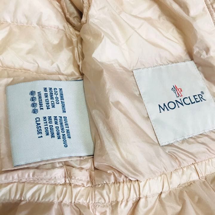 モンクレール　キッズ　ピンク　アウター　80cm 18m