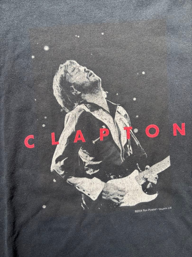 エリッククラプトン　バンドTシャツ フェードTシャツ　2000年代ツアーT
