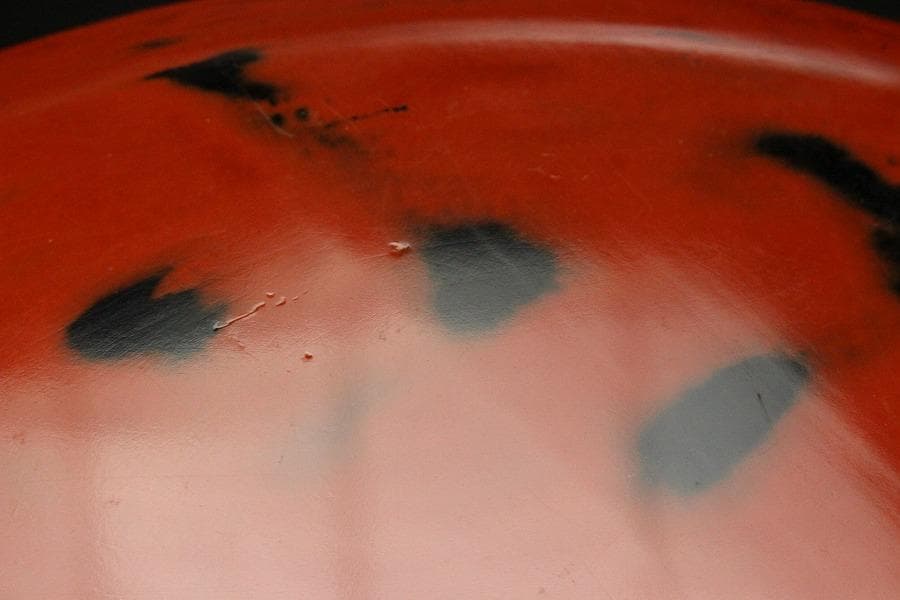 煎茶 根来 塗 茶櫃 旧家蔵出 送料無料(P118)