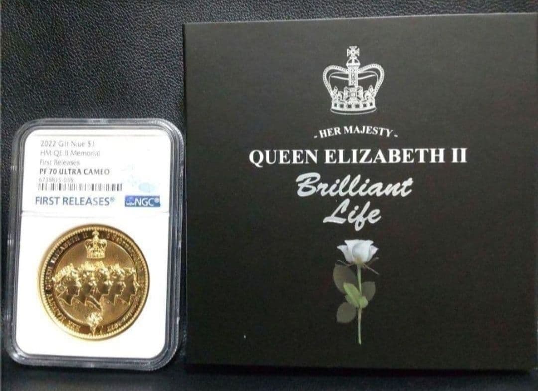 【最高鑑定】2022年版 エリザベス2世追悼記念 FR NGC PF70UC