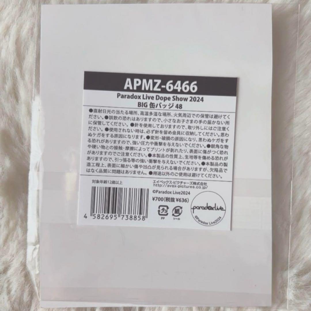 パラライ 夏準 缶バッチ BIG缶バッチ サイン入り