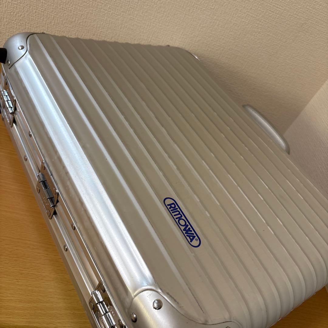 RIMOWA TOPAS 928.14 アタッシュケース 23L 青ロゴ