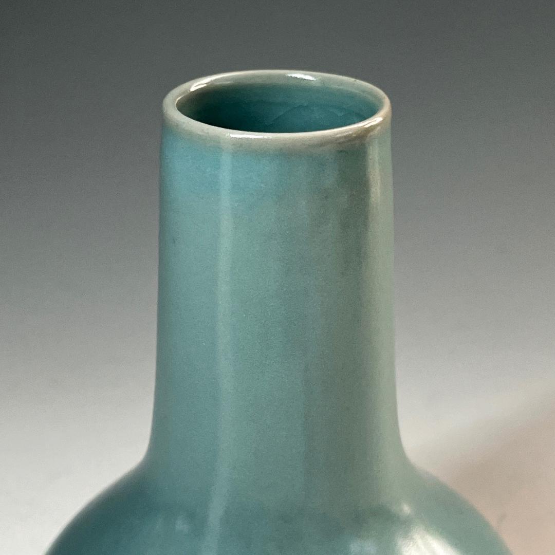 唐物 青磁長頸瓶 中国美術 古玩 SN87