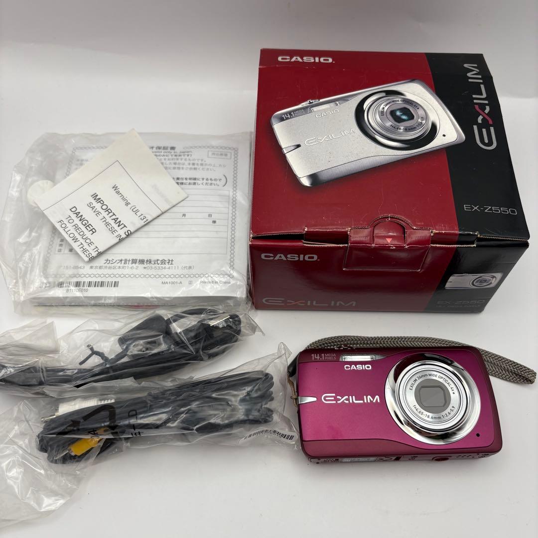 CASIO EXILIM EX-Z550 ピンク
