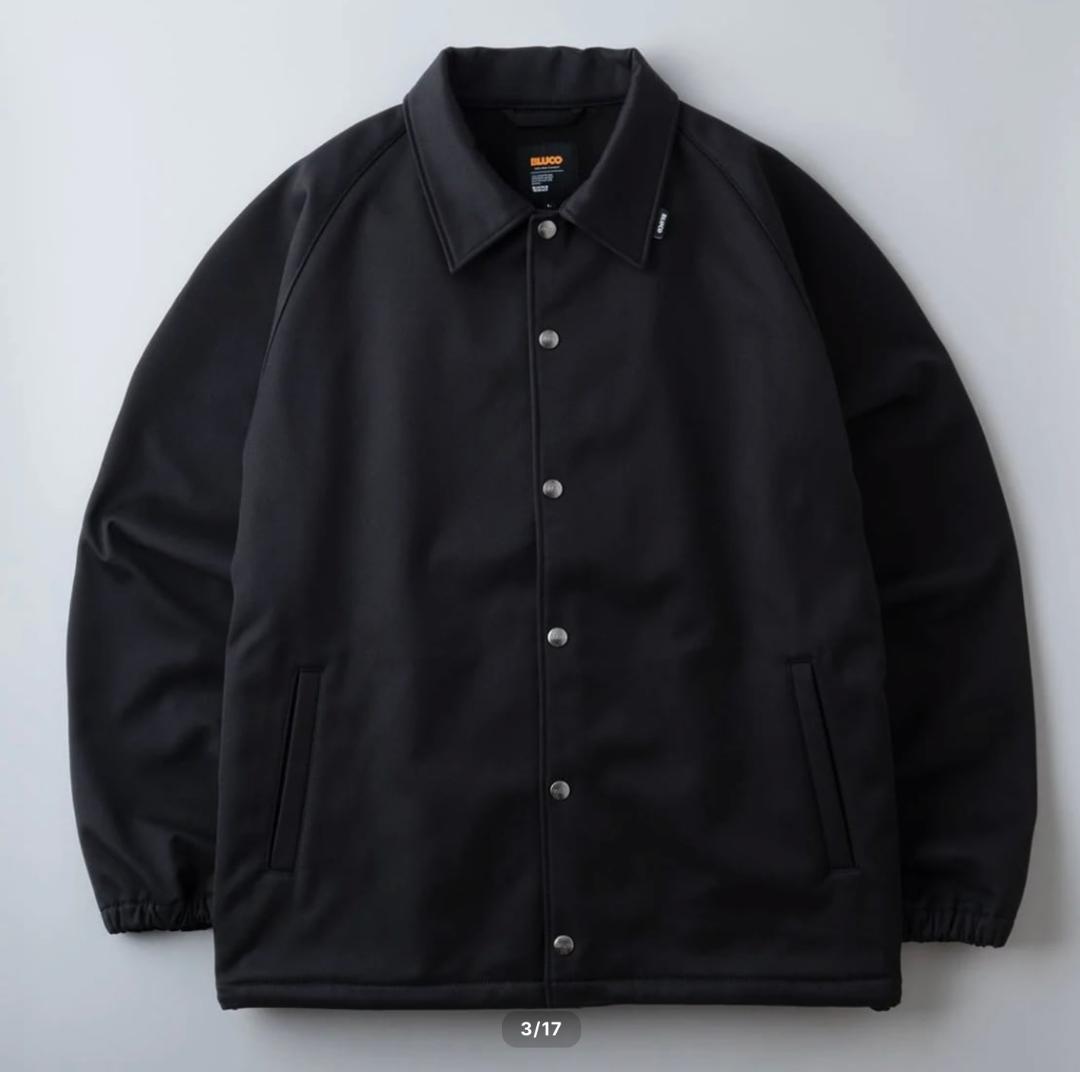 【BLUCO】STRETCH WARM COACH JACKET　BLACK