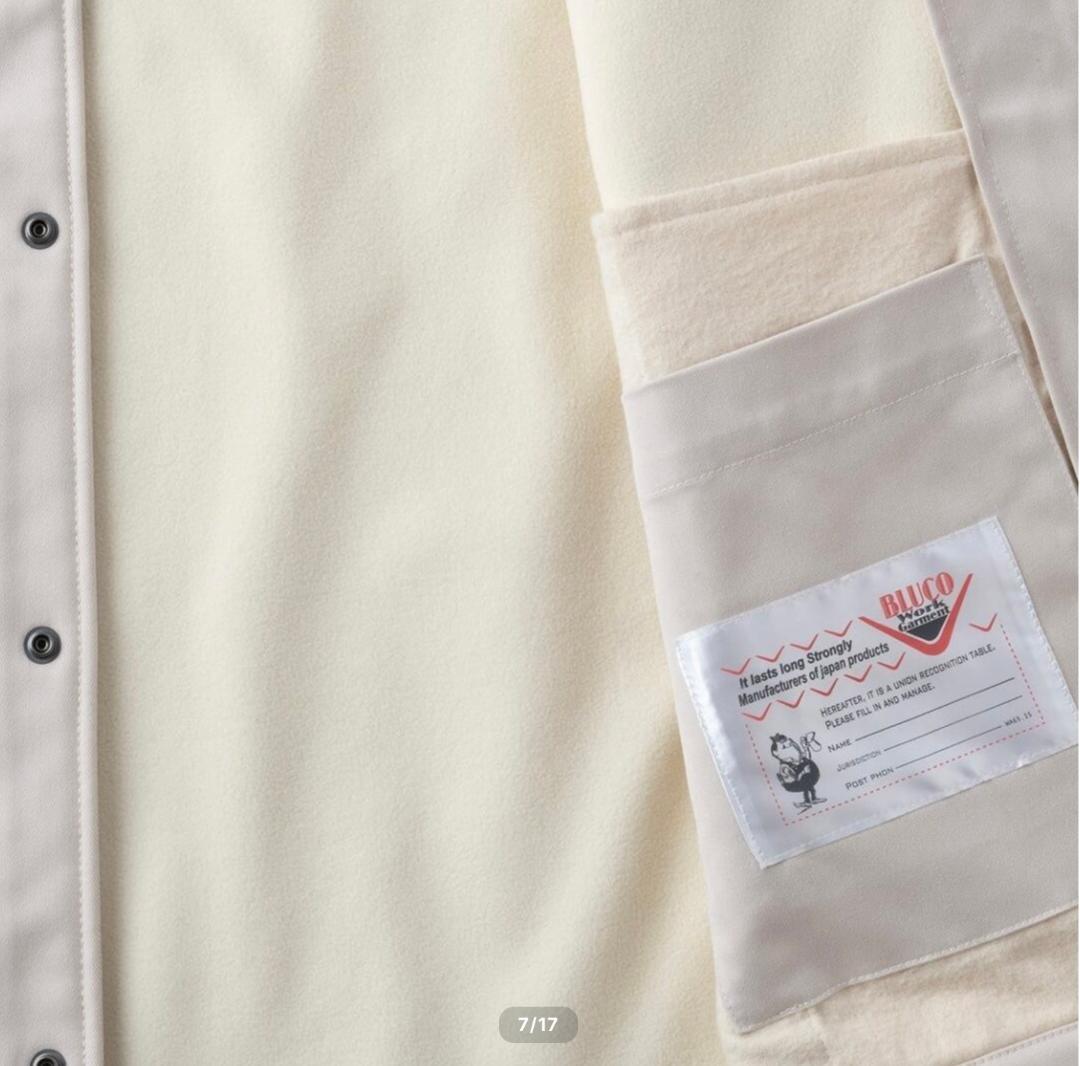 【BLUCO】STRETCH WARM COACH JACKET　BLACK