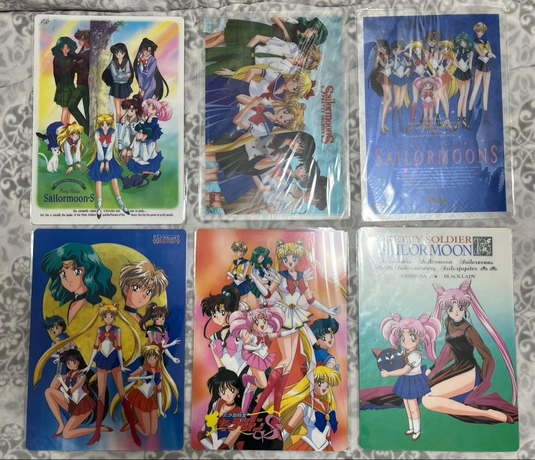 未開封品　セーラームーンS 下敷き 6枚セット