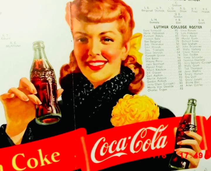 77年前の米国コカコーラ♠︎ピンナップガール♠︎ビンテージ♠︎40s