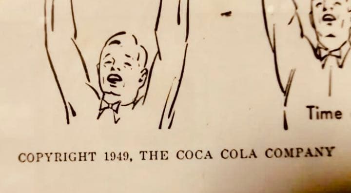 77年前の米国コカコーラ♠︎ピンナップガール♠︎ビンテージ♠︎40s