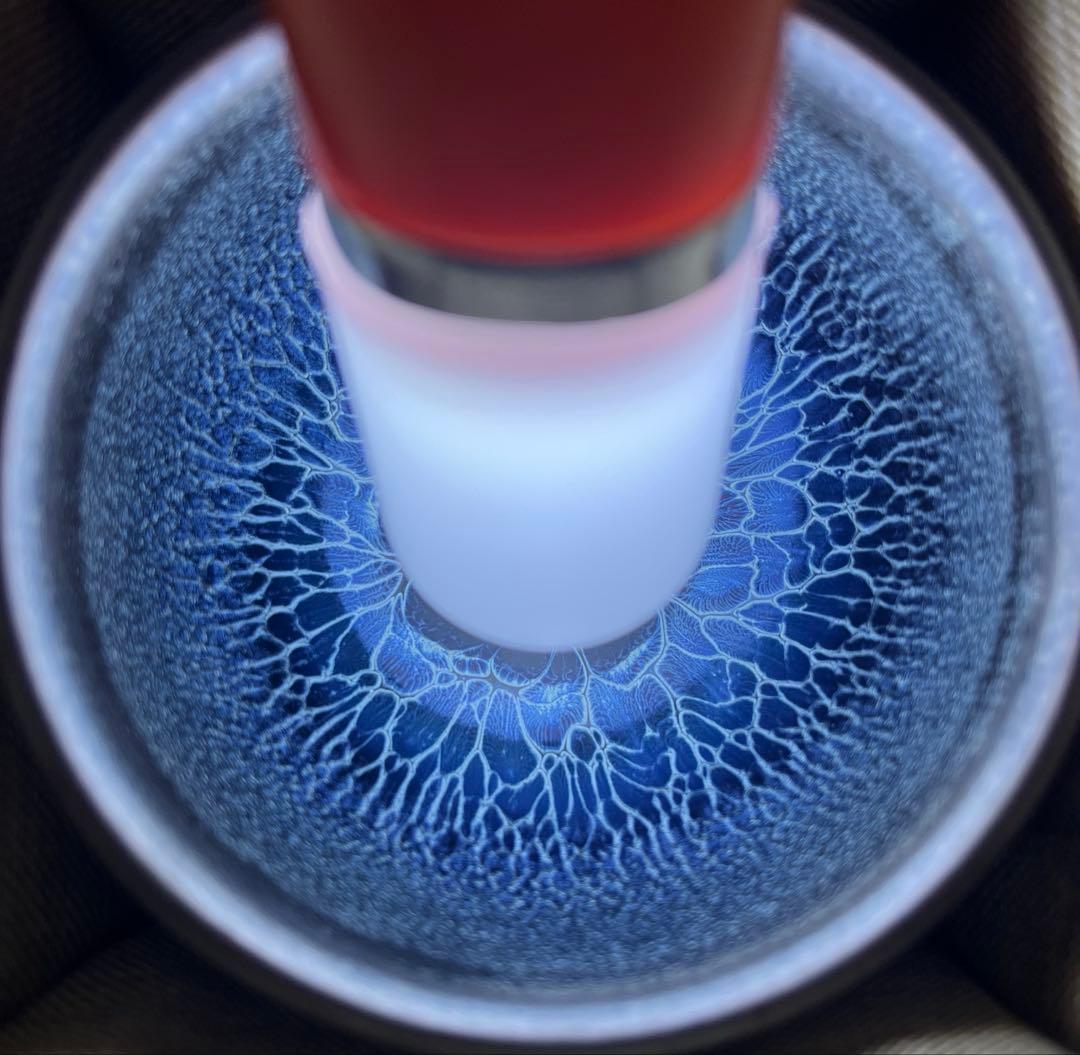 中国曜変天目茶碗2個セット　油滴天目　福建　建盏　建陽