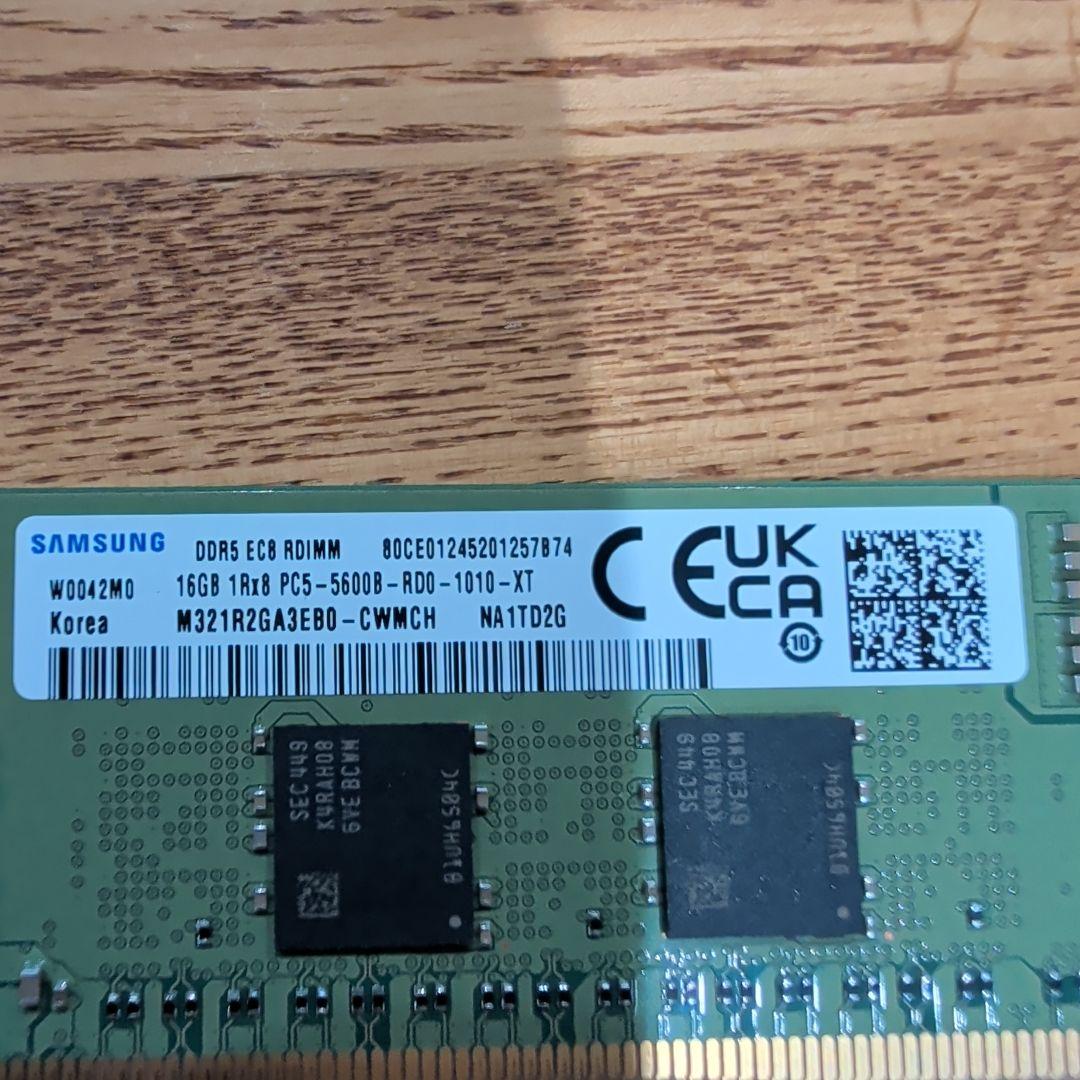 Samsung DDR5 16GB メモリ M321R2G3AB8-CK